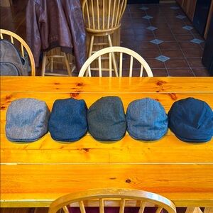 Set of Five Stylish Caps